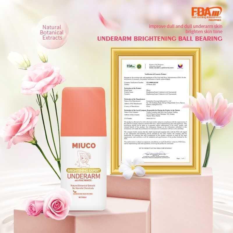 Freeshipping【BUY 1 TAKE 2 】MIUCO FDA 40ML Intensive Whitening Underarm Powder Dry Deodorant Under Arm Deo Roll on Freeshipping【BUY 1 TAKE 2 】MIUCO FDA 40ML Intensive Whitening Underarm Powder Dry Deodorant Under Arm Deo Roll on
