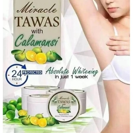 FreeShipping Philippines 10PACK Miracle Tawas Calamansi Cream Whitening antiperspirant cream