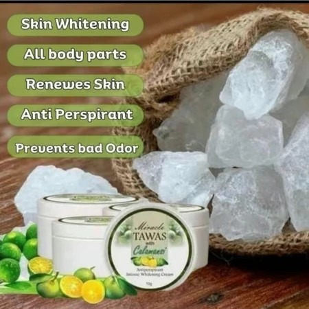 FreeShipping Philippines 10PACK Miracle Tawas Calamansi Cream Whitening antiperspirant cream
