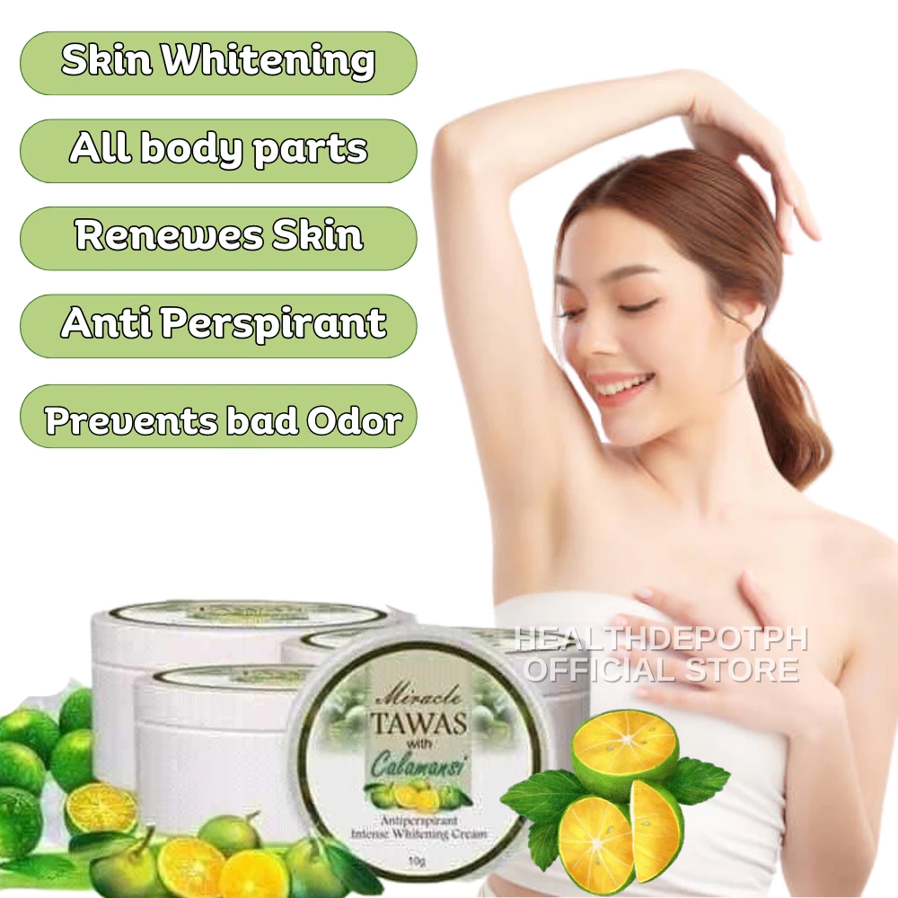 FreeShipping Philippines 10PACK Miracle Tawas Calamansi Cream Whitening antiperspirant cream