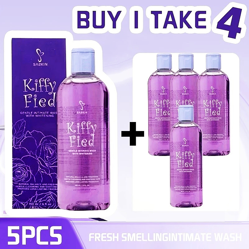 FreeShipping Philippines BUY 2 TAKE 3 SASKIN Kiffy Fied Feminine Wash 150ML | Kiffyfied Femwash Sachzna FreeShipping Philippines BUY 2 TAKE 3 SASKIN Kiffy Fied Feminine Wash 150ML | Kiffyfied Femwash Sachzna