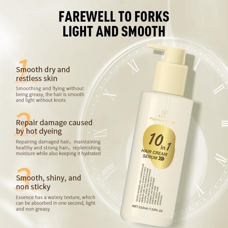 Freeshipping【BUY 1 TAKE 1】AFAJ 10 in 1 Hair Serum 210ml Leave-in Hair Mask Multi-Effect Nourishment and Repair, Smooth Frizz, Shiny and Smooth Suitable For Healthy or Damaged Hair Freeshipping【BUY 1 TAKE 1】AFAJ 10 in 1 Hair Serum 210ml Leave-in Hair Mask Multi-Effect Nourishment and Repair, Smooth Frizz, Shiny and Smooth Suitable For Healthy or Damaged Hair
