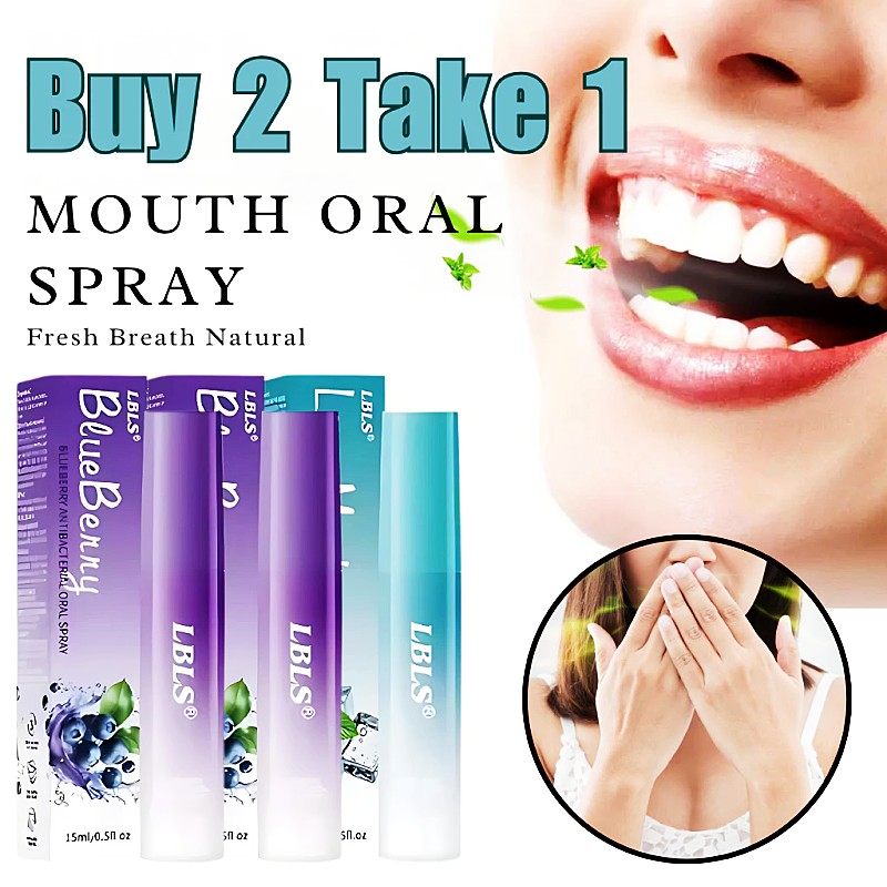 Buy 2 Take 1 Flavored Anti-bacterial Oral Spray - 15ml Bad Breath Treatment Oral Care Long Lasting Buy 2 Take 1 Flavored Anti-bacterial Oral Spray - 15ml Bad Breath Treatment Oral Care Long Lasting