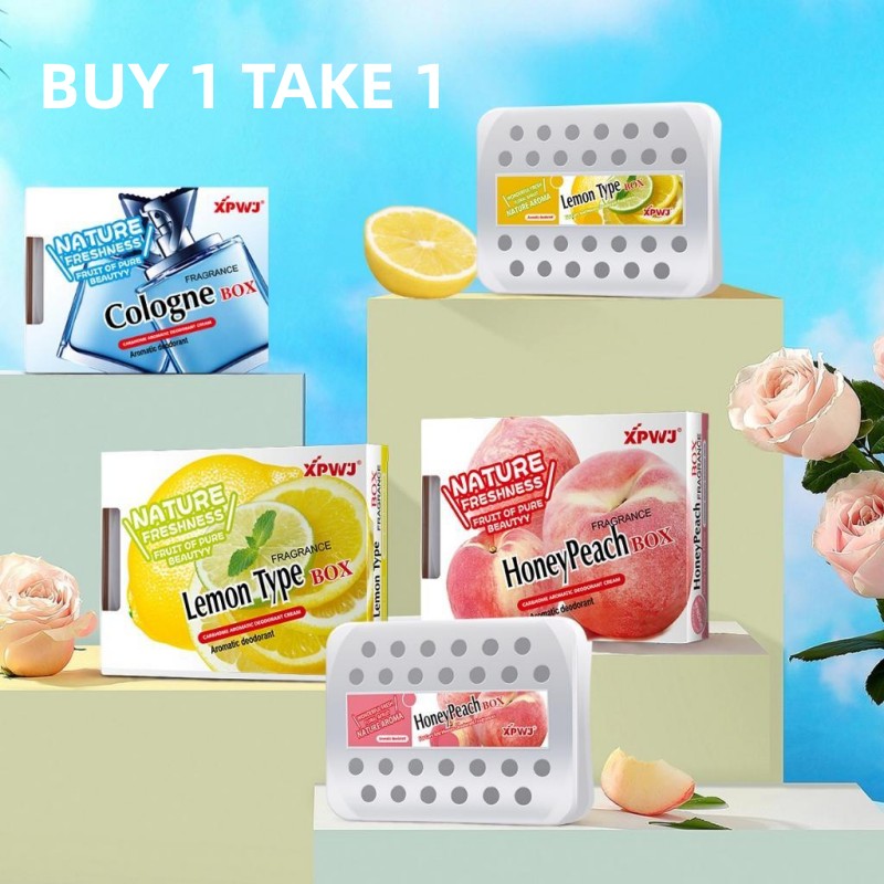 BUY 1 TAKE 1 Car solid perfume/air freshener/car balm deodorizing and lasting fragrance