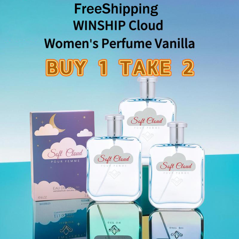 FreeShipping『BUY 1 TAKE 2』3*100ML WINSHIP Soft Cloud Perfume Long-lasting Fragrance Body Spray Scent For Women Cloud Cream Vanilla Perfume For Women Experience the Allure of Natural Fragrances Enhance