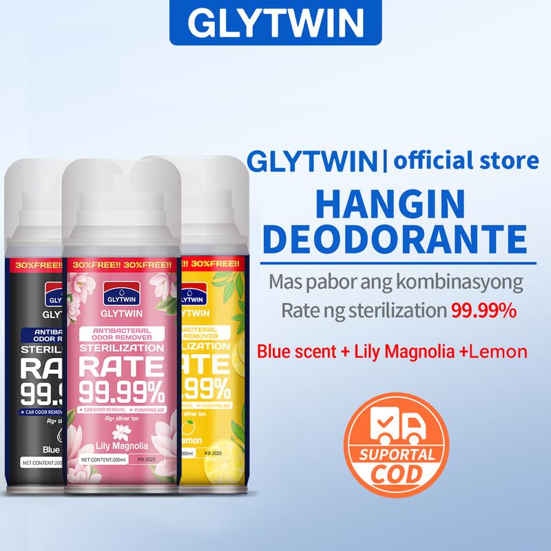 FreeShiping [99.99% sterilization rate] GLYTWIN car perfume/air freshener/atomized car disinfectant/air conditioner Spray SeatDeodorize AromatherapyFormaldehyde removal and air freshening Set Scented 