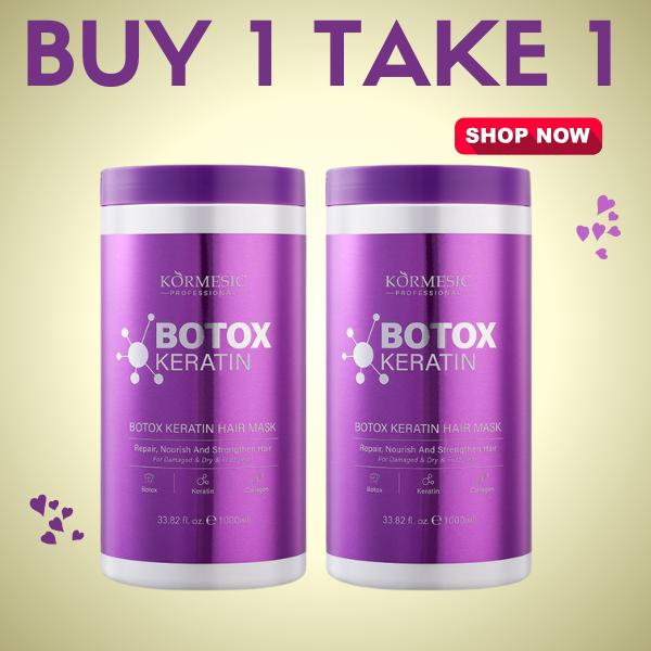 Freeshipping BUY 1 TAKE 1 Botox Keratin Hair Treatment Mask Collagen Hair Straightening Organic Repair Conditioner 1000ml
