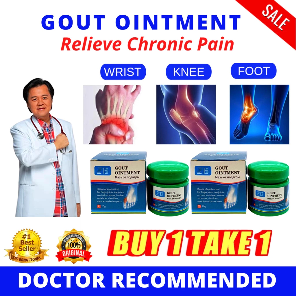BUY 2 TAKE 3 Gout Ointment Cream Treatment for rayuma foot hand finger joint knee pain Relief Gout Arthritis 20g BUY 2 TAKE 3 Gout Ointment Cream Treatment for rayuma foot hand finger joint knee pain Relief Gout Arthritis 20g